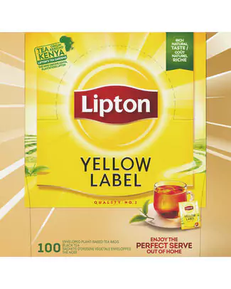 thé lipton yellow 