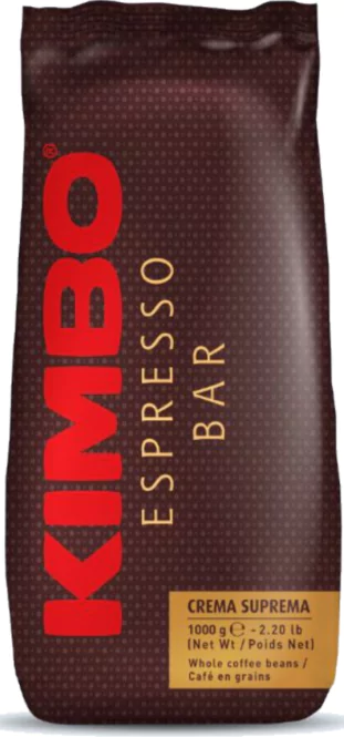 Kimbo crema suprema 40% arabica 60% robusta