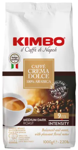 [CA003] Kimbo crema dolce 100% arabica